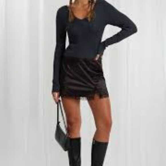 Gray Sweater V-Neck - Picture 6 of 6